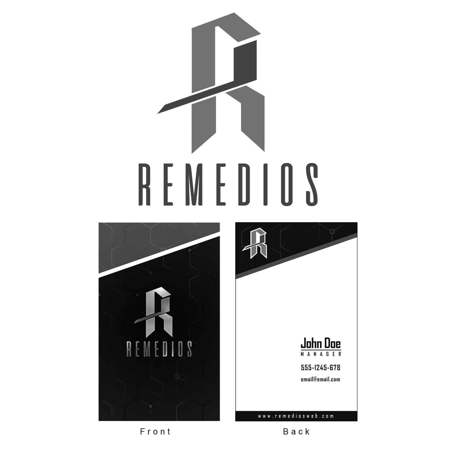 Logo Design by Siluette for REMEDIOS Zrt. | Design #13727525