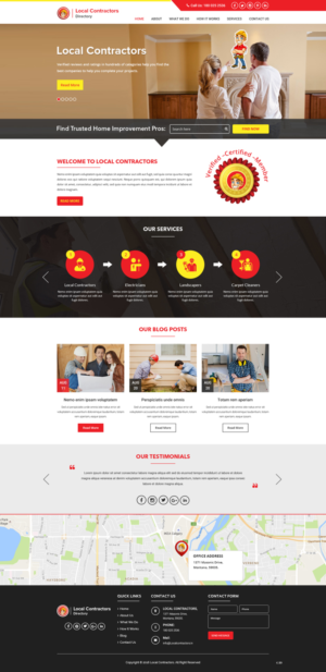 Web Design by pb for this project | Design: #12862625