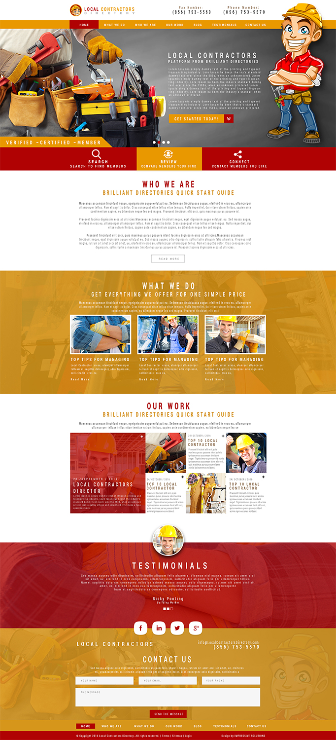 Diseño Web por Impressive Sol para este proyecto | Diseño #12936279