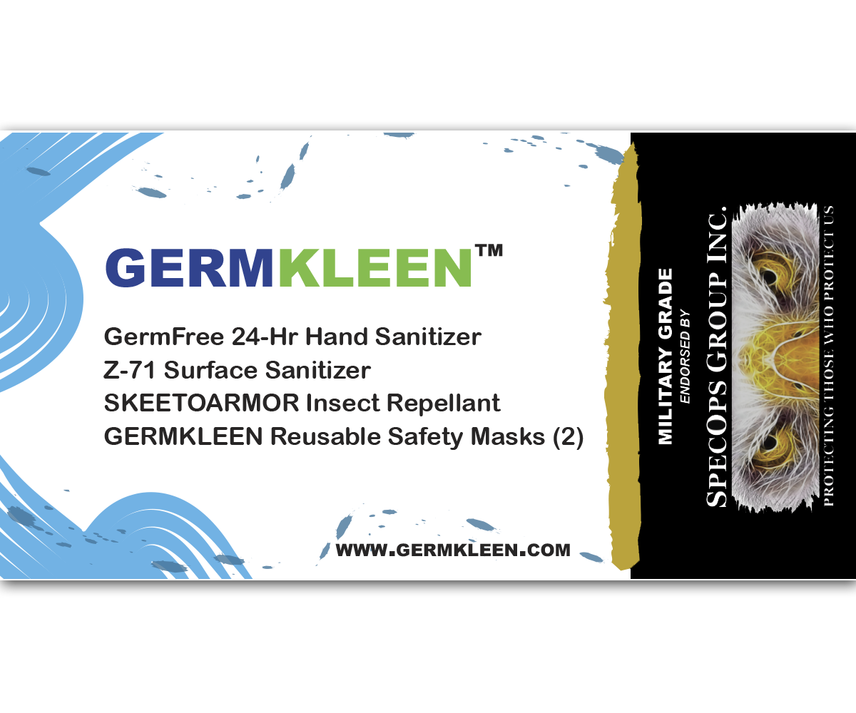 Label Design by Cara Petrisse for GERMKLEEN | Design #12905253
