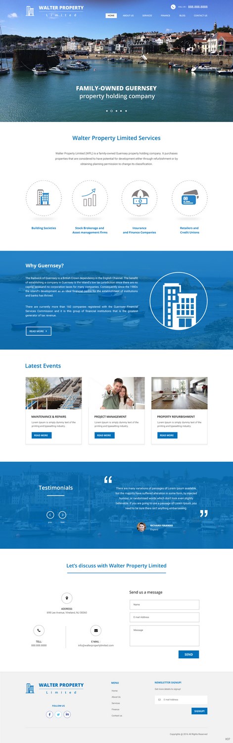 Web Design by pb for this project | Design #12884363