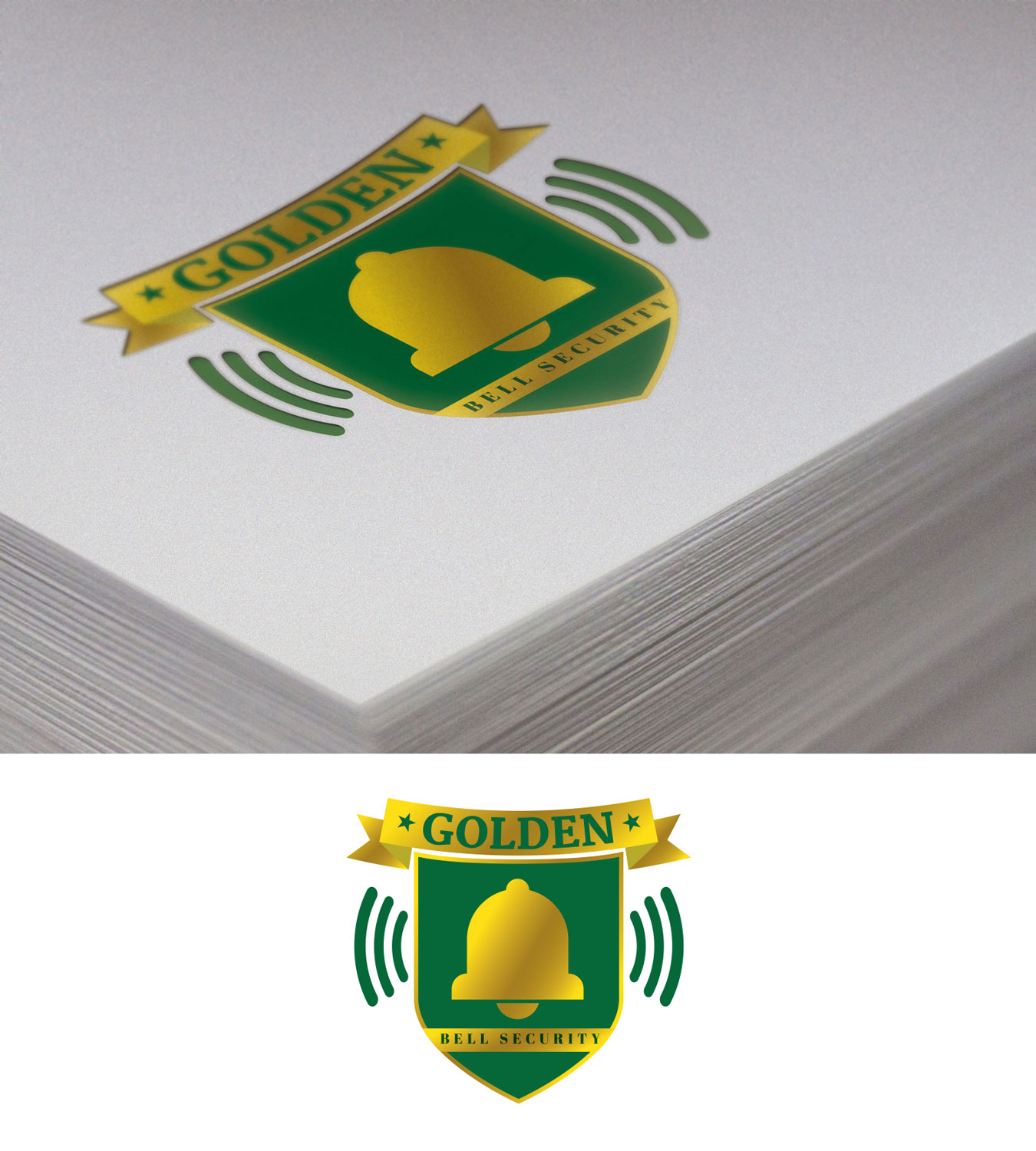 Logo Design by Impressive Solutions for GOLDEN BELL SECURITY Pty Ltd | Design #12926596