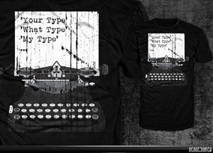 Hipster design for T-shirt | Diseño de Camiseta por gekgrfx