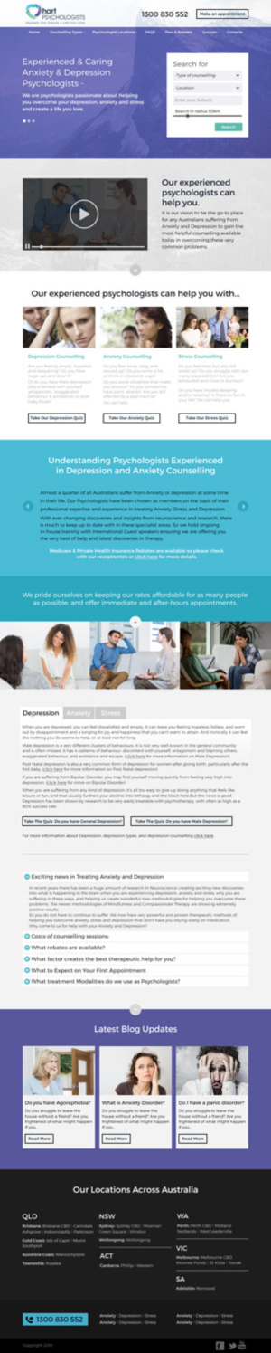 Landing Page Design by Amy84