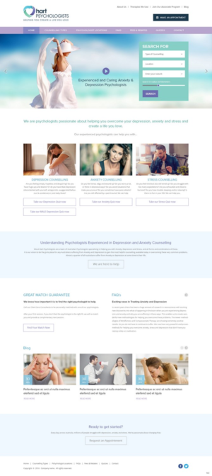 Design de Page d'Accueil par pb pour ce projet | Design : #12875189