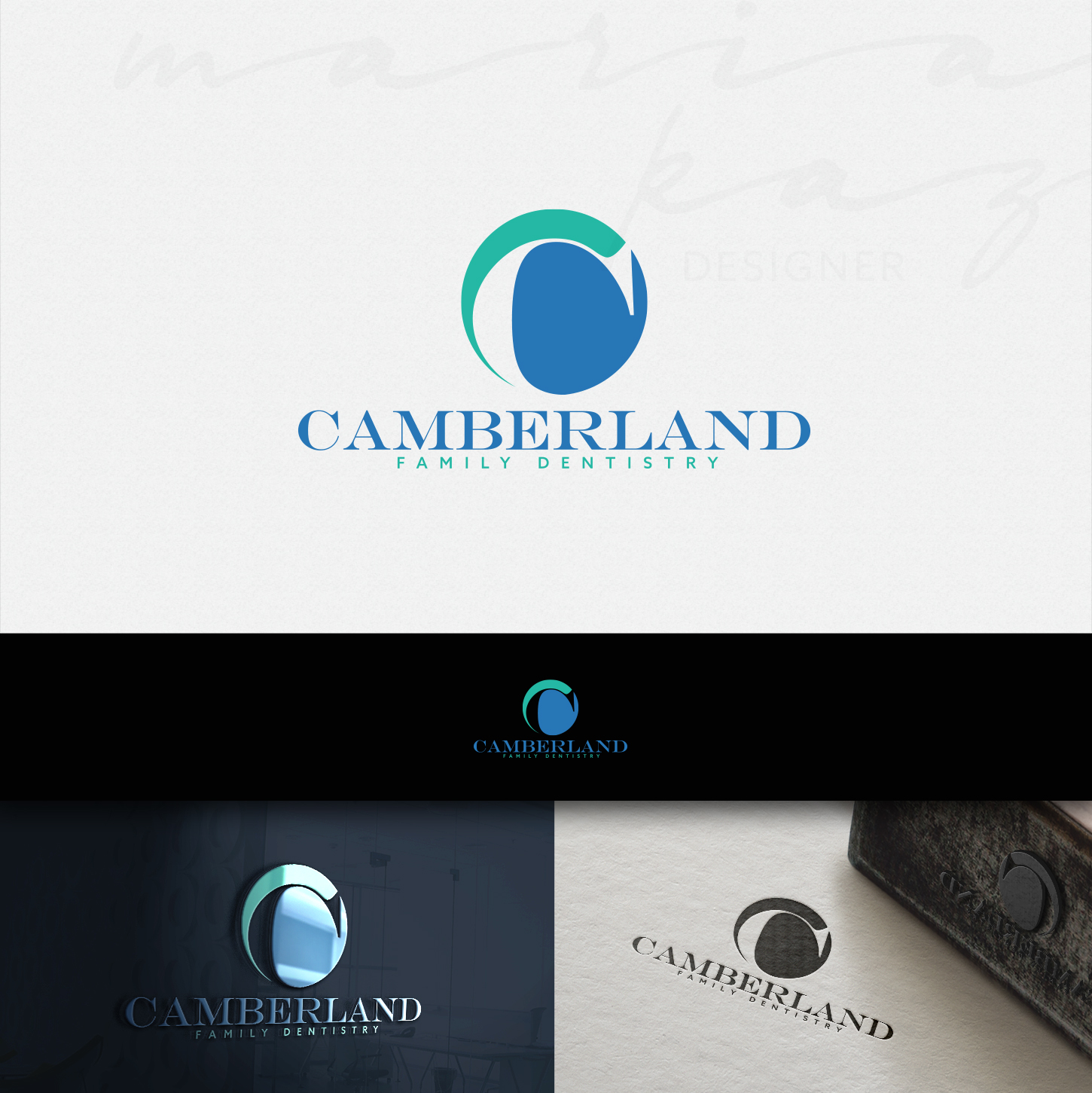 Diseño de Logo por maria-kaz para Cumberland Family Dentistry | Diseño #12947513