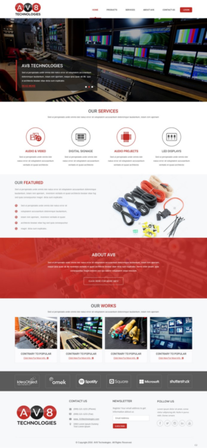 Diseño Wordpress por pb para AV8 Technologies | Diseño: #12926087