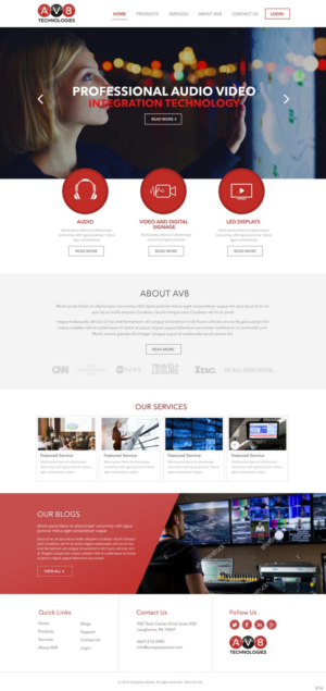 Diseño Wordpress por pb para AV8 Technologies | Diseño: #12926088