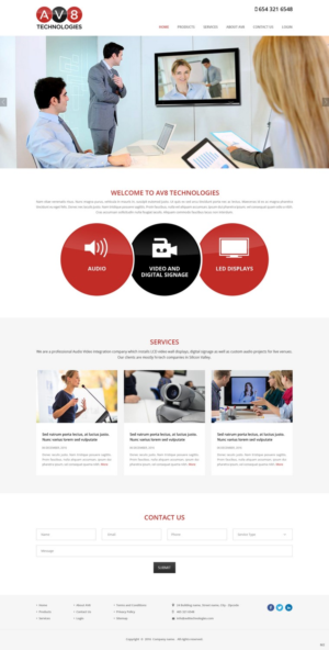 Diseño Wordpress por pb para AV8 Technologies | Diseño: #12926091