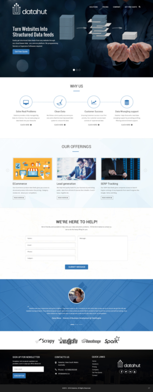 Web Design by pb for Hashwave Technologies | Design: #12875149