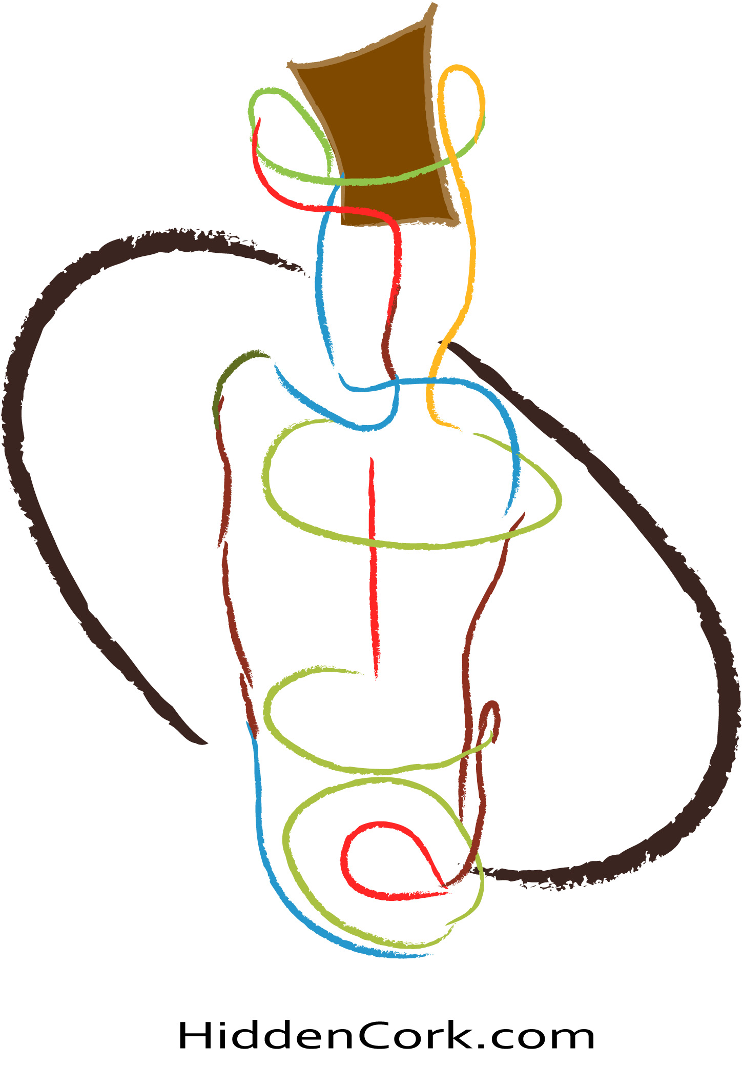 Logo Design by Sergiy Buymov for HiddenCork.com | Design #30669