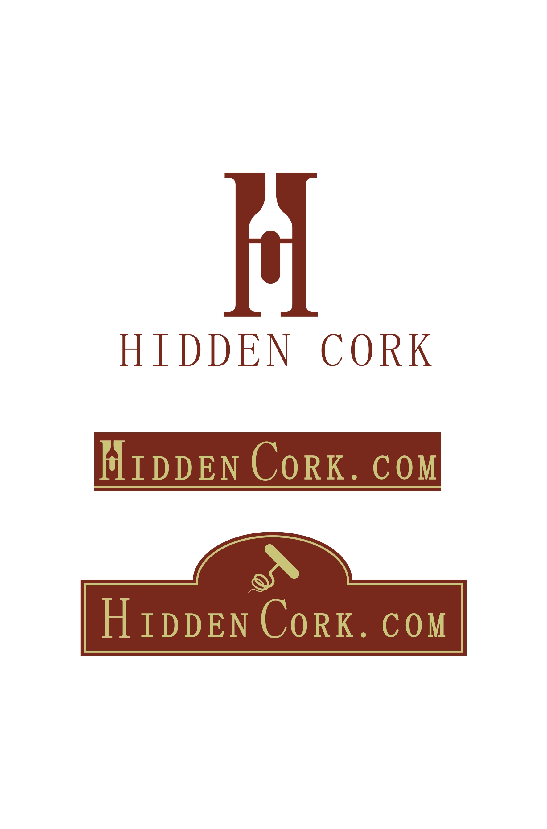 Logo Design by Nagy-Perge Laszlo for HiddenCork.com | Design #30664