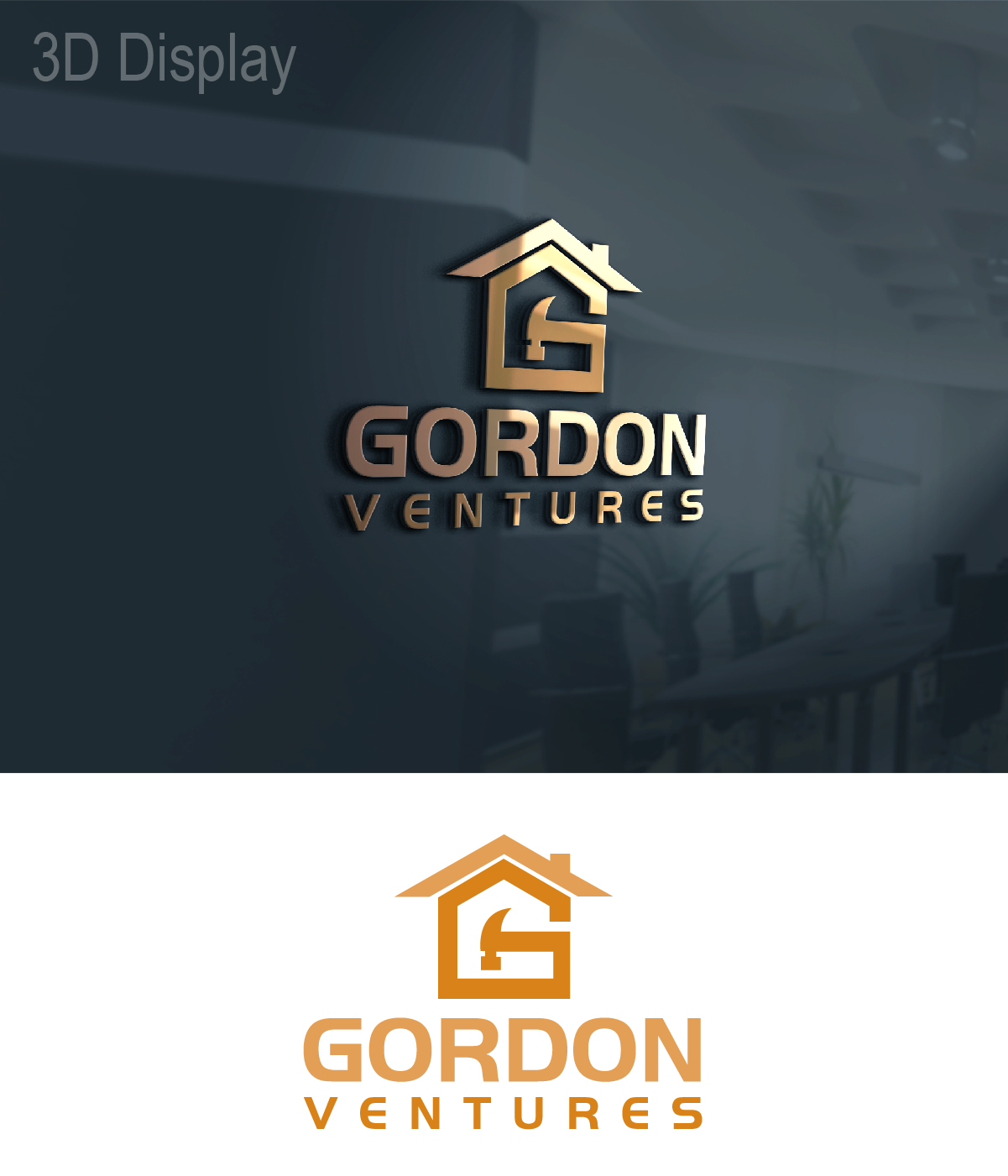 Logo Design by 3Guys for Gordon Ventures | Design #12876559