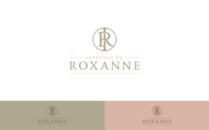 Interiors by Roxanne or alternatively add Interior Design*Renovations*New Construction. Interior design should still get top billing.  | Logo Design by keis604