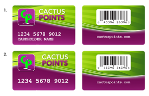 Diseño de Tarjeta de Felicitación por Pinky  para CACTUS POINTS | Diseño #2500073