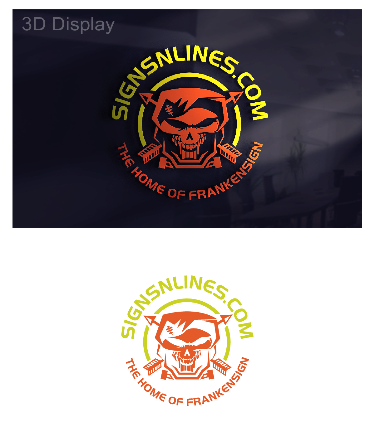 Logo Design by 3Guys for Signs n Lines | Design #12896207