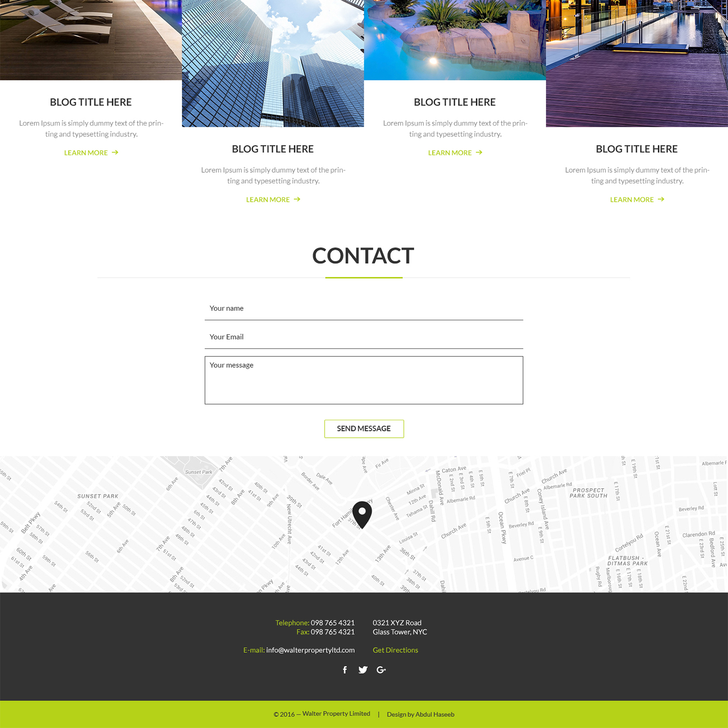 Web Design by Abdul Haseeb for this project | Design #13011331
