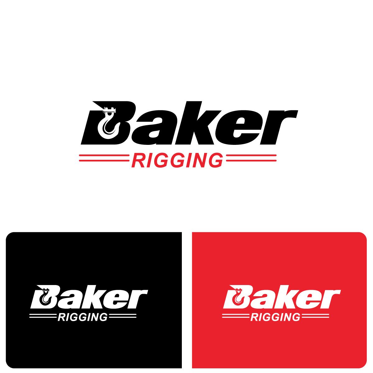 Logo Design by kimdesigner ( Brilliant Webdesign ) for Baker Rigging | Design: #12870003