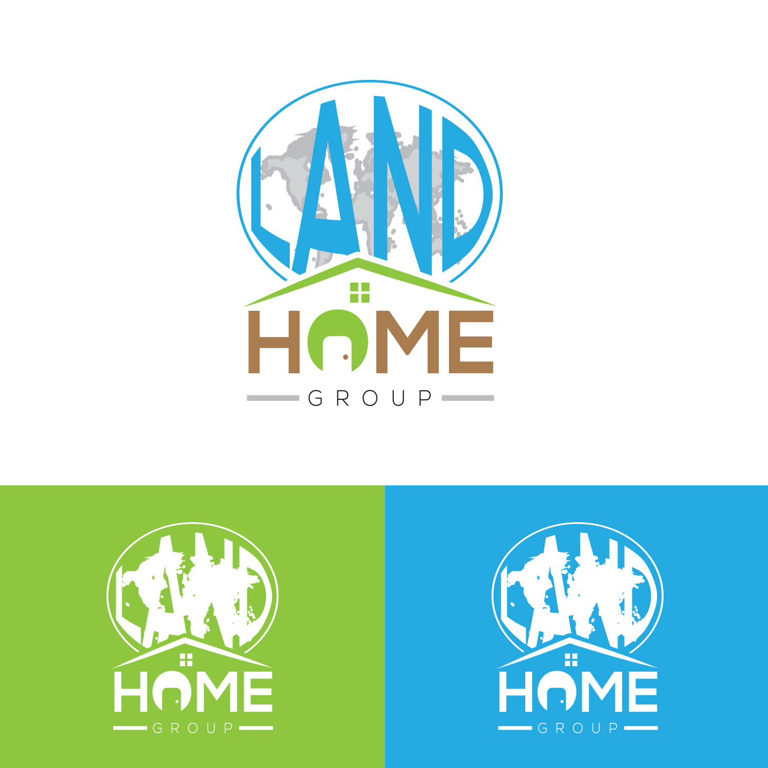 Logo Design by IMD-HUB for Land Home Group | Design #12870916