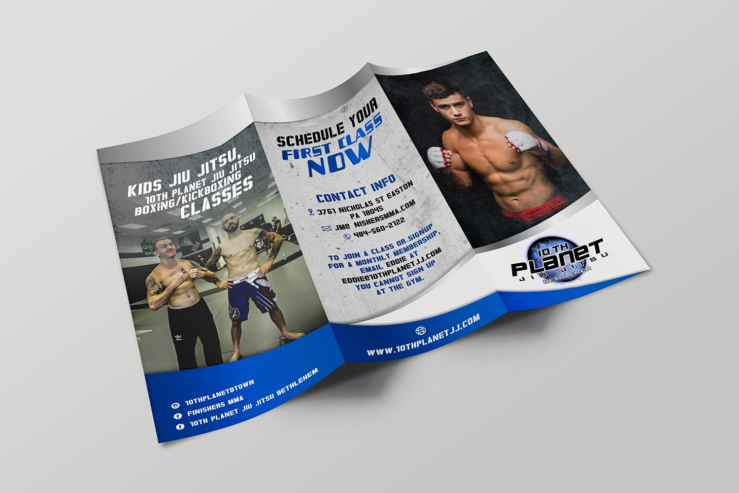 Brochure Design by ecorokerz for Finishers MMA | Design #12883407