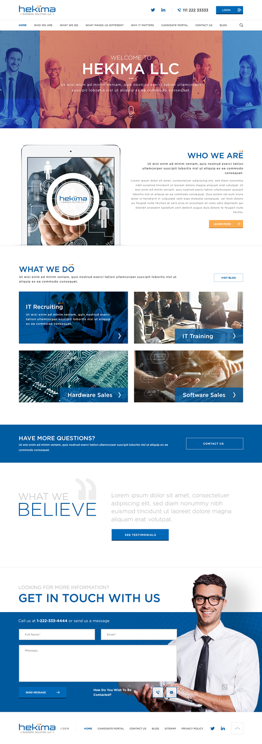 WordPress-Design von A.D.S für dieses Projekt | Design #12895021