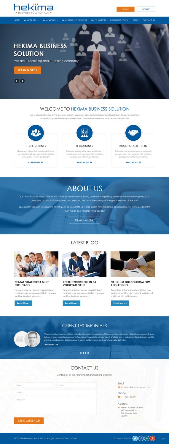 Diseño Wordpress por pb para este proyecto | Diseño #12894252