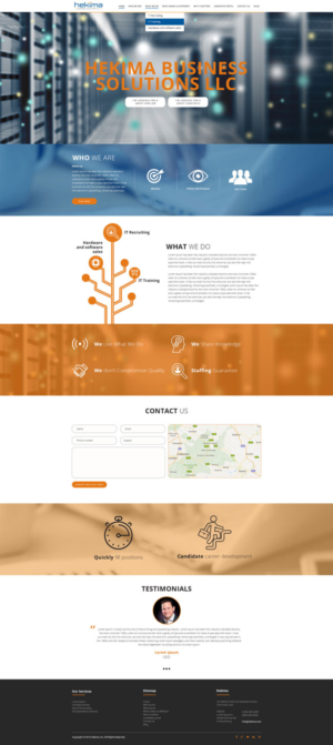 WordPress-Design von Black Stallions Impressive Solutions für dieses Projekt | Design #12937997