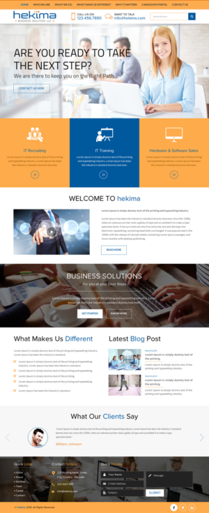 Wordpress Design by rightway for this project | Design: #12924561