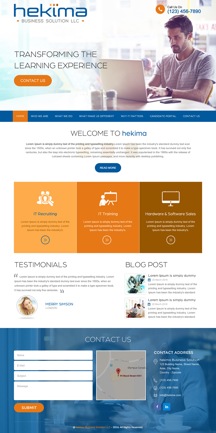 Wordpress Design by rightway for this project | Design #12924569