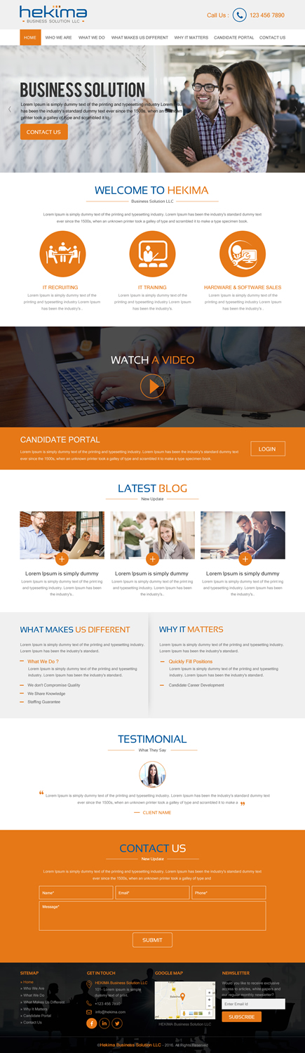 Diseño Wordpress por rightway para este proyecto | Diseño #12924577