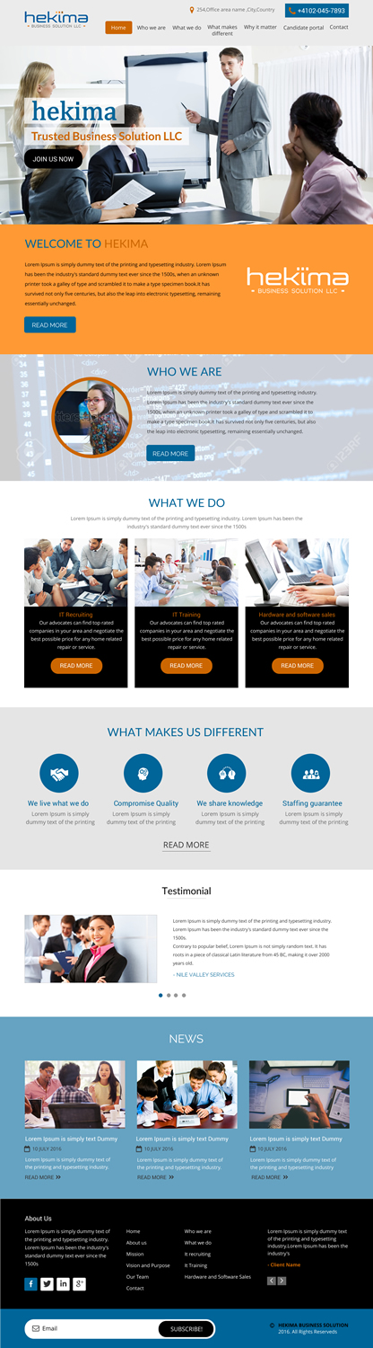 Wordpress Design by rightway for this project | Design #12924592