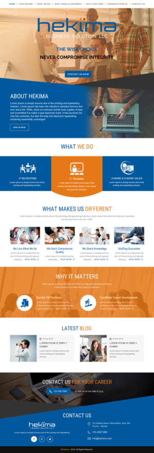 Wordpress Design by rightway for this project | Design: #13044872