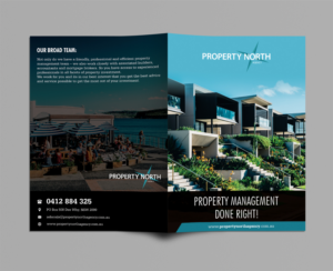 Broschüren-Design von ecorokerz für Property North Agency | Design #12880341
