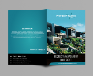 Broschüren-Design von ecorokerz für Property North Agency | Design: #12880342