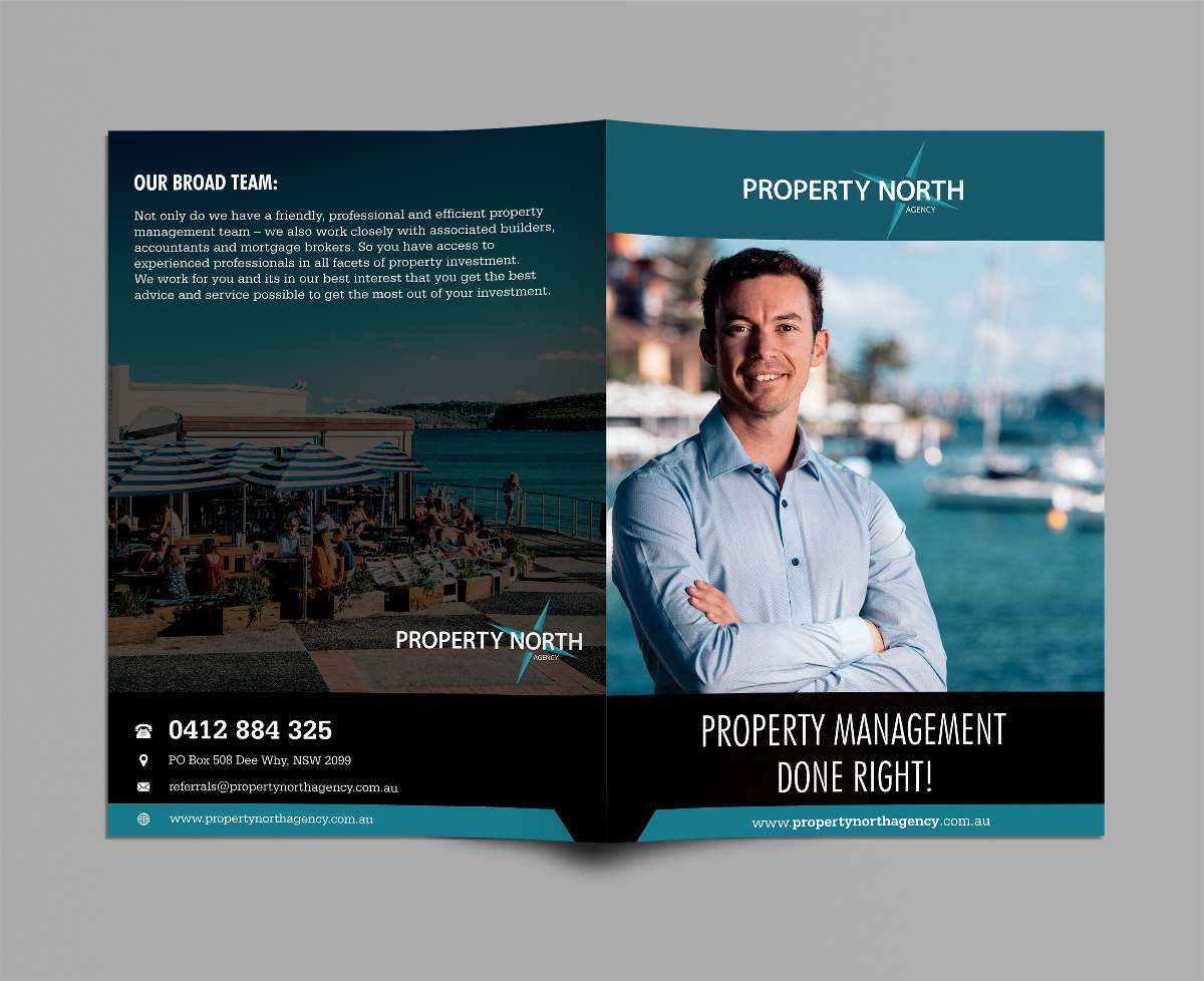 Broschüren-Design von ecorokerz für Property North Agency | Design #12880344