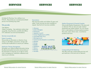 Brochure Design by M.Pirs for MidasRx Pharmacy | Design #12905832