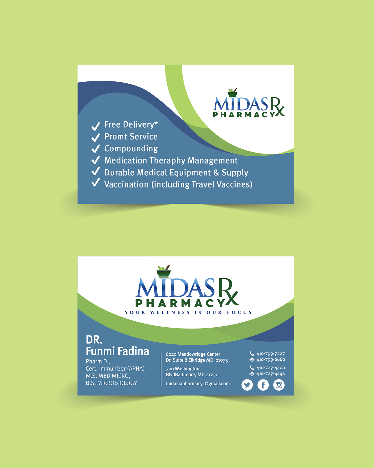 Design de Brochure par Iwana Ioana pour MidasRx Pharmacy | Design #12917318