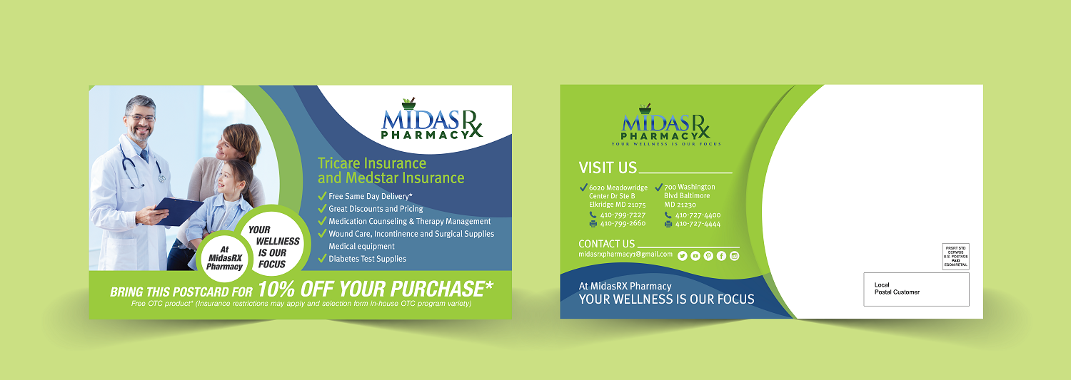 Brochure Design by Iwana Ioana for MidasRx Pharmacy | Design #12964515