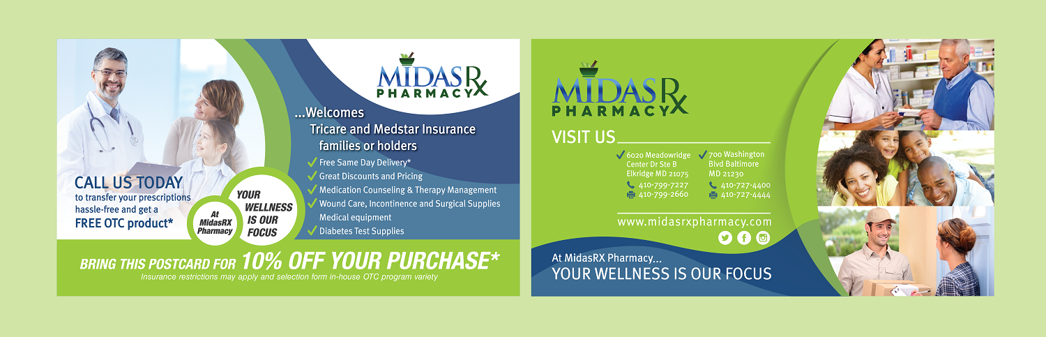 Brochure Design by Iwana Ioana for MidasRx Pharmacy | Design #12974934