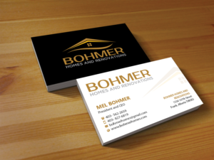 Business Card Design by Creations Box 2015 for Bohmer Homes and Renovations  | Design: #14277959