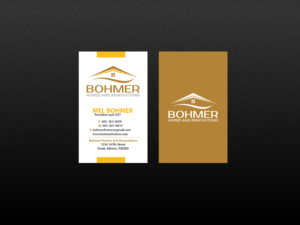 Business Card Design by Creations Box 2015 for Bohmer Homes and Renovations  | Design: #14277973