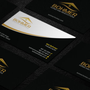 Business Card Design by Right_D for Bohmer Homes and Renovations  | Design: #14275432