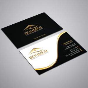 Business Card Design by Right_D for Bohmer Homes and Renovations  | Design: #14296819