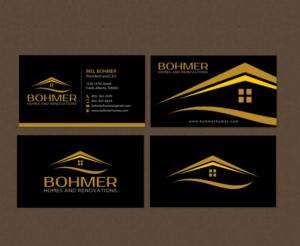 240 Bold Serious Home Builder Business Card Designs For A Bold Serious Home Builder Business Card Design By Chandrayaan Cre