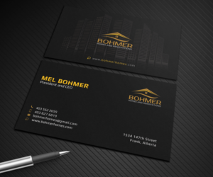 Business Card Design by Graphic Flame for Bohmer Homes and Renovations  | Design: #14352255