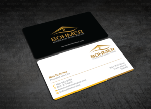 Business Card Design by design_C. for Bohmer Homes and Renovations  | Design: #14343904