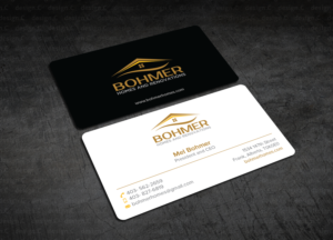 Business Card Design by design_C. for Bohmer Homes and Renovations  | Design: #14343906