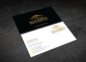 Business Card Design by design_C. for Bohmer Homes and Renovations  | Design: #14343911