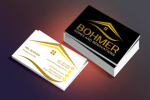 Business Card Design by Mai Duyen for Bohmer Homes and Renovations  | Design: #14280369
