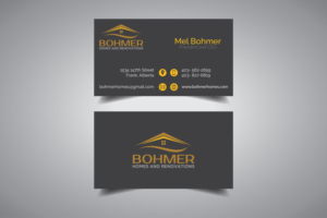 Business Card Design by promax58 for Bohmer Homes and Renovations  | Design: #14274409